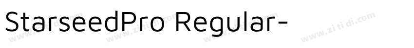 StarseedPro Regular字体转换 StarseedPro Regular字体转换